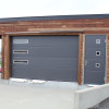 Sectional garage doors 40 mm Slick / smooth color-RAL 7016 Dark gray