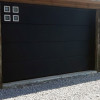 Sectional garage doors 40 mm Slick / smooth color-RAL 7016 Dark gray