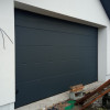 Sectional garage doors 40 mm Slick / smooth color-RAL 7016 Dark gray