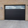 Sectional garage doors 40 mm Slick / smooth color-RAL 9005 black