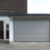 Sectional garage doors 40 mm Slick / smooth color-RAL 9006 silver