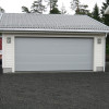 Sectional garage doors 40 mm Slick / smooth color-RAL 9006 silver