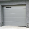 Sectional garage doors 40 mm Slick / smooth color-RAL 9006 silver