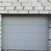 Sectional garage doors 40 mm Slick / smooth color-RAL 9006 silver