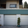 Sectional garage doors 40 mm Slick / smooth color-RAL 9006 silver