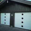 Sectional garage doors 40 mm Slick / smooth color-RAL 9016 White