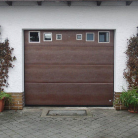 Garage sectional doors 40 mm Slick / smooth color-Rusted, "with the effect of corrosion"