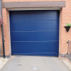 Sectional garage doors 40 mm Slick / smooth color-RAL 5010 blue