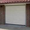 Garage sectional doors 40 mm CASSETE / Woodgrain color-RAL 9016 White