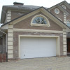 Garage sectional doors 40 mm CASSETE / Woodgrain color-RAL 9016 White