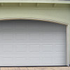 Garage sectional doors 40 mm CASSETE / Woodgrain color-RAL 9016 White