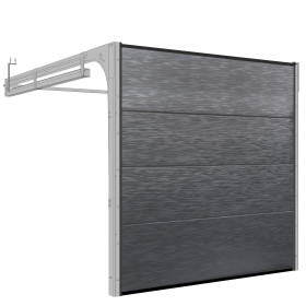 Garage sectional doors Hormann  (2 500 х 2 500), 40мм Flush/Woodgrain Color - RAL 7016